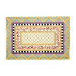 MacKenzie-Childs Hitchcock Field Floor Mat - 2' x 3'