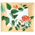 Bernardaud Limoges Jardin Indien Rectangular Tray 11"X 9"