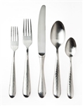 Ricci Argentieri Florence Polished Hammered 20-Piece Service for 4