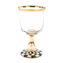 Mackenzie-Childs Courtly Check Water Glass