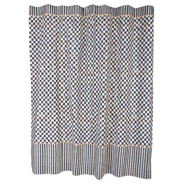 MacKenzie-Childs Courtly Check Shower Curtain