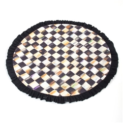 MacKenzie-Childs Courtly Check Round Ruffle Placemat