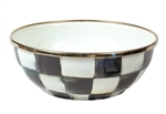 MacKenzie-Childs Enamelware Courtly Check Everyday Bowl