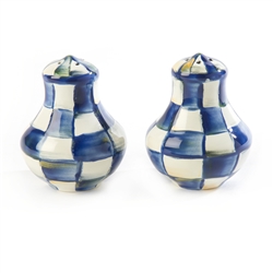 Mackenzie-Childs Royal Check Salt & Pepper shakers