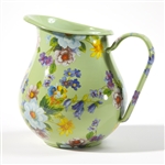 MacKenzie-Childs Flower Market Pitcher Green