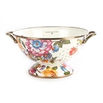 MacKenzie-Childs Flower Market Large Colander White