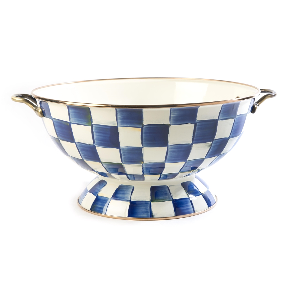 Mackenzie-Childs Royal Check Everything Bowl