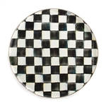 MacKenzie-Childs Courtly Check Enamel Round Tray