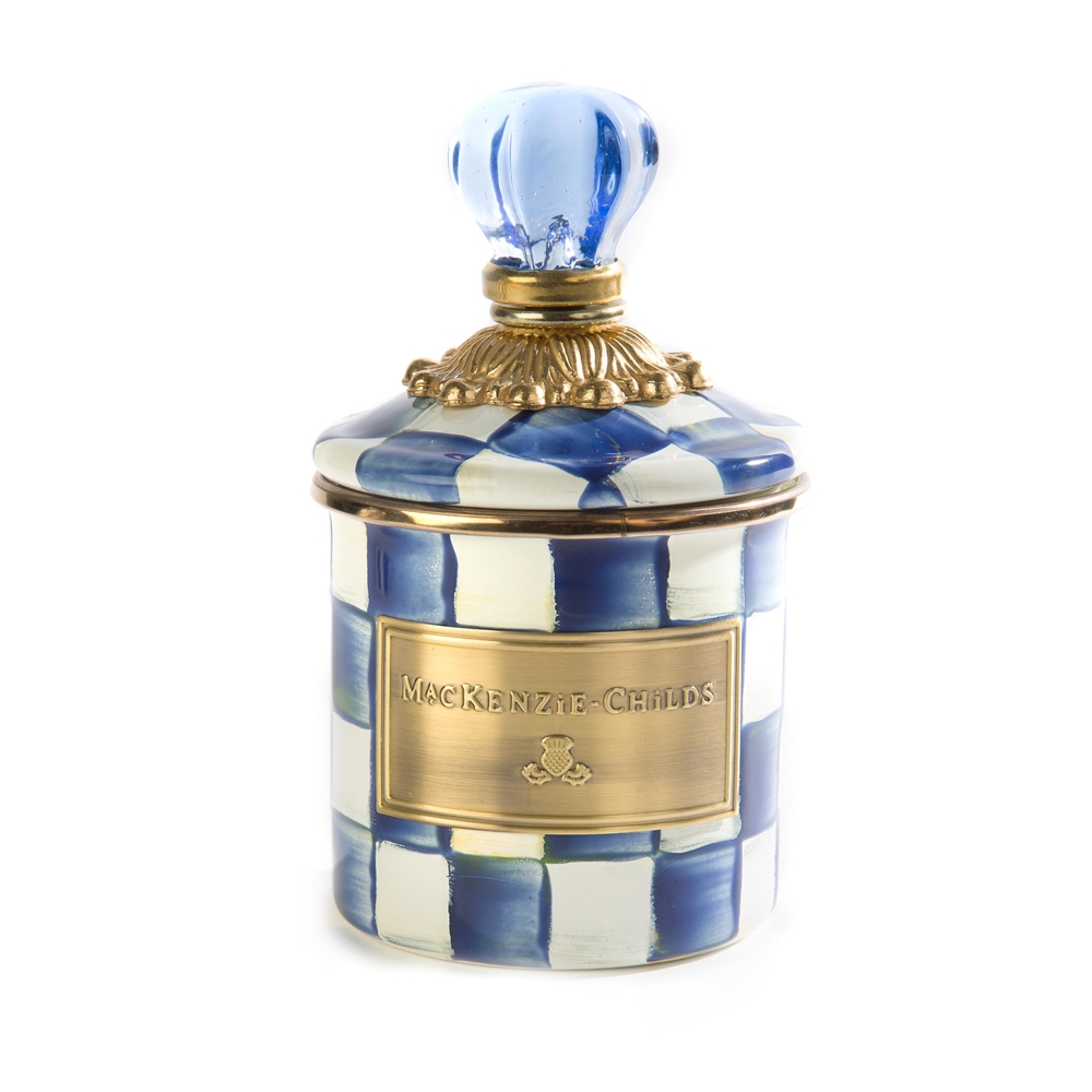 Mackenzie-Childs Royal Check Canister - Mini