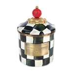 Mackenzie-Childs Courtly Check Enamel Canister - Demi