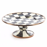 MacKenzie-Childs Courtly Check Mini Pedestal Platter