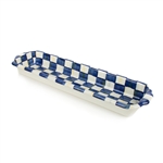 Mackenzie-Childs Royal Check Baguette Dish