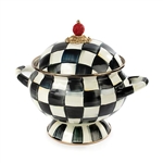 Mackenzie-Childs Courtly Check Enamel Tureen