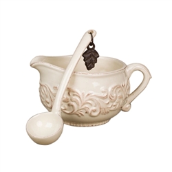 The GG Collection Sauce Boat with Ladle