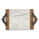 The GG Collection Large Marble Cheese/Serving Board