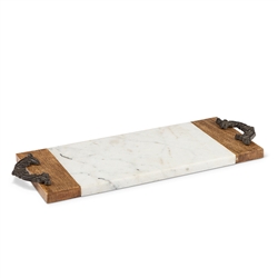 The GG Collection Small Marble Cheese/Serving Board