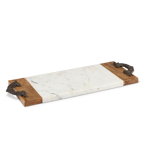 The GG Collection Small Marble Cheese/Serving Board