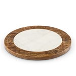 The GG Collection Marble Lazy Susan