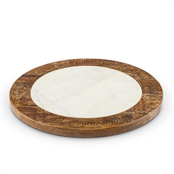 The GG Collection Marble Lazy Susan