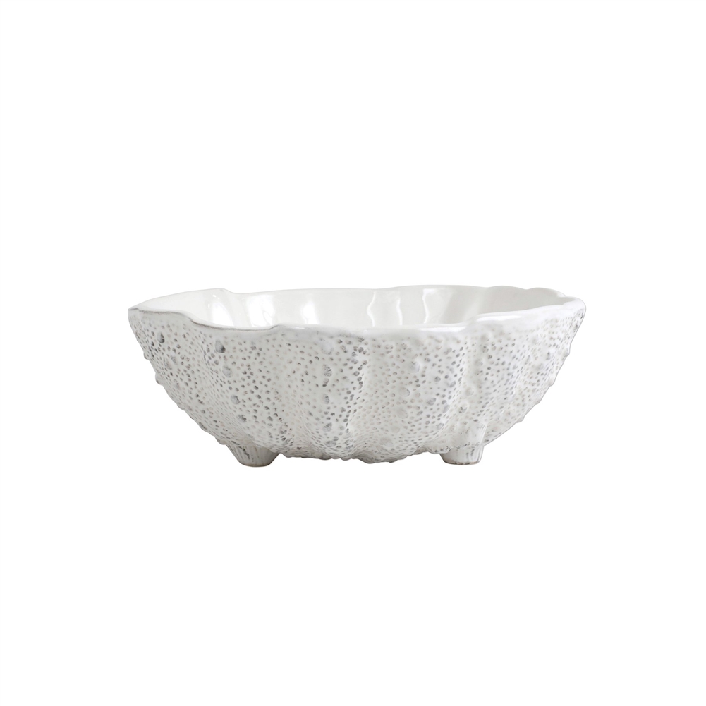 Vietri Acquatico White Sea Urchin Medium Bowl