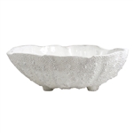 Vietri Acquatico White Sea Urchin Large Bowl