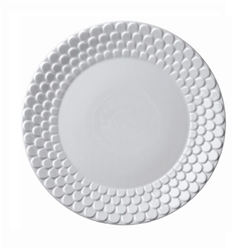 L'objet Aegean White Sculpted Dinner Plate