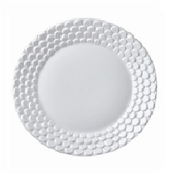 L'objet Aegean White Sculpted Bread & Butter Plate