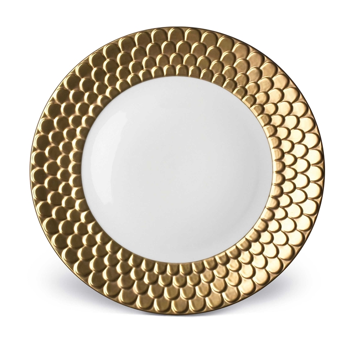 L'Objet  Aegean 24kt Gold Charger