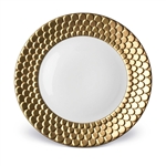 L'Objet Aegean 24kt Gold  Sculpted Dinner Plate