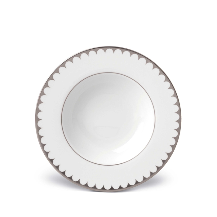 L'objet Aegean Platinum Filet Soup Plate