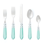 Vietri Aladdin Brilliant Aqua Five-Piece Place Setting