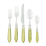 Vietri Aladdin Brilliant Chartreuse Five-Piece Place Setting - ALD-9800C-B