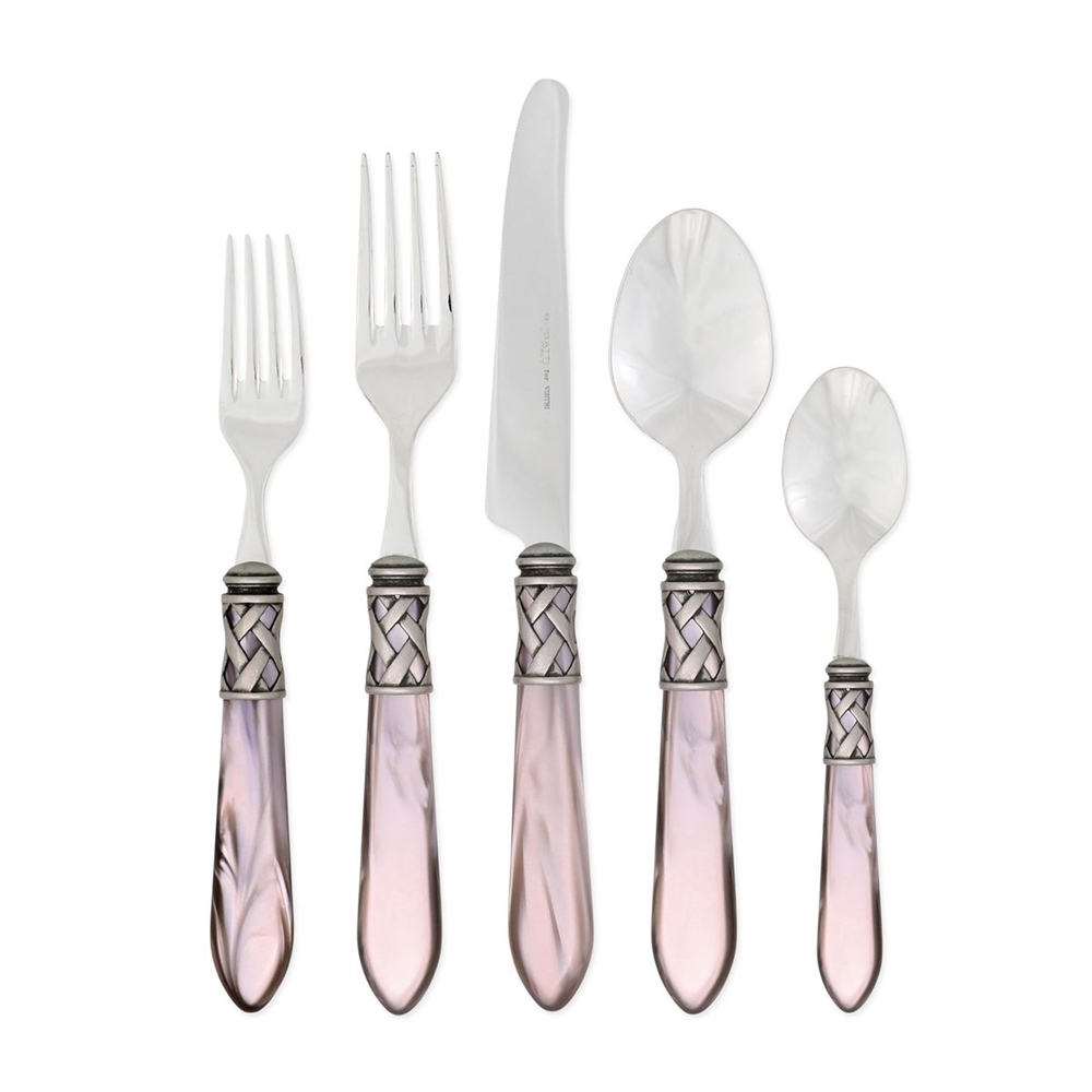 Vietri Aladdin Antique Lilac Five-Piece Place Setting - ALD-9800L