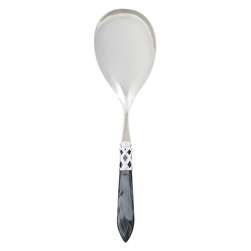 Vietri Aladdin Brilliant Charcoal Serving Spoon - ALD-9806CC-B