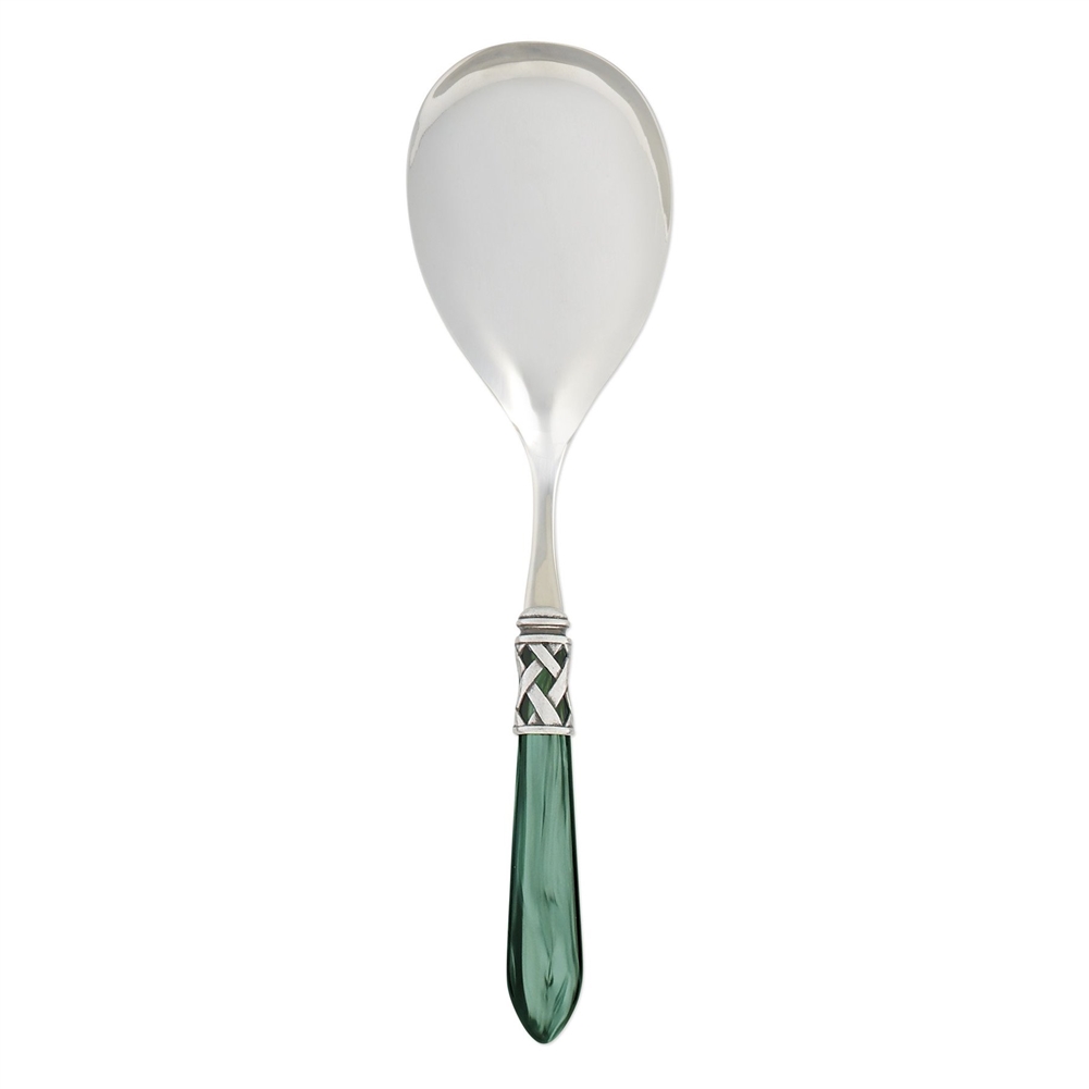 Vietri Aladdin Antique Green Serving Spoon - ALD-9806G