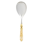 Vietri Aladdin Brilliant Gold Fleck Serving Spoon