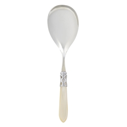 Vietri Aladdin Brilliant Ivory Serving Spoon - ALD-9806I-B