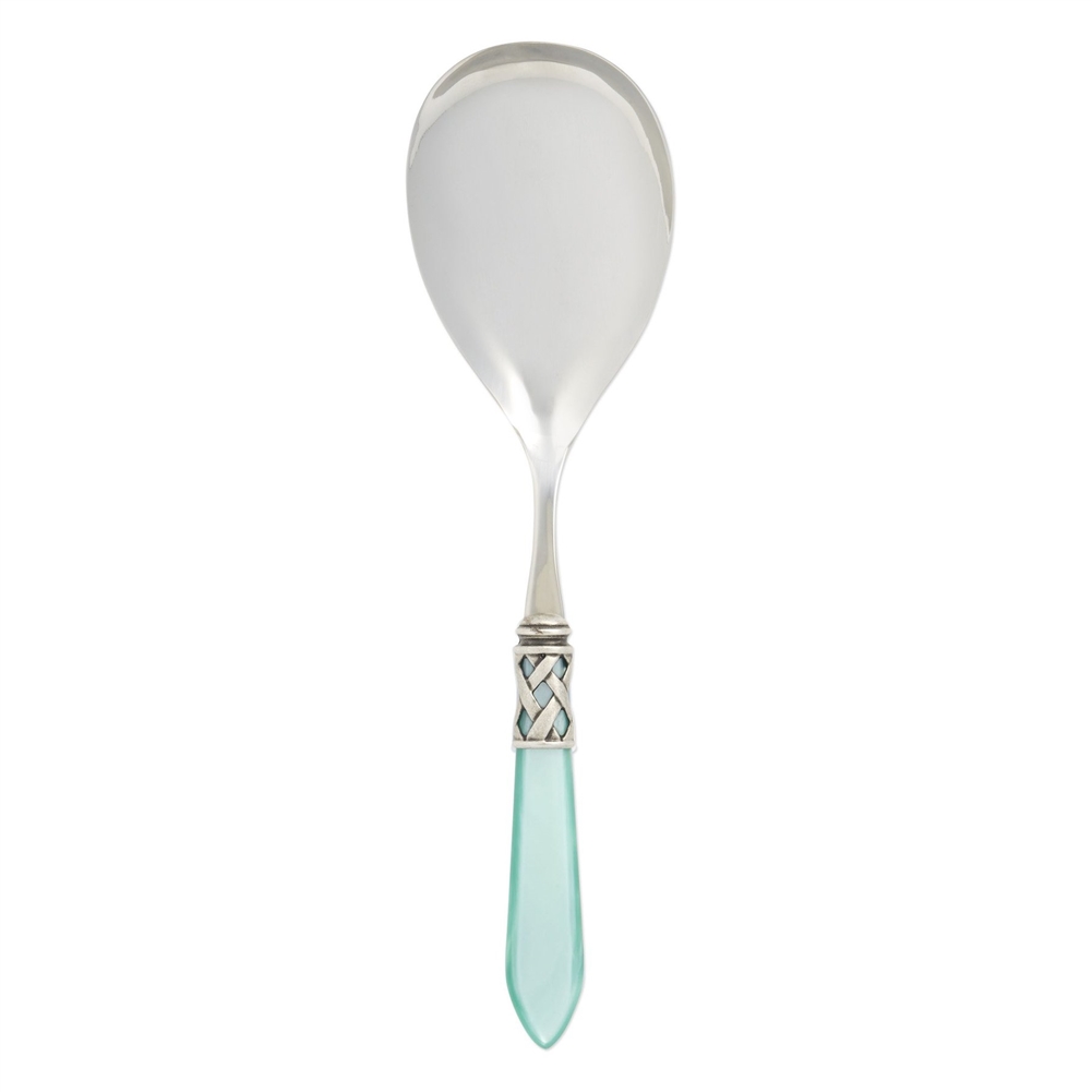 Vietri Aladdin Antique Light Blue Serving Spoon - ALD-9806LB