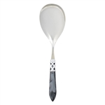 Vietri Aladdin Brilliant Light Gray Serving Spoon - ALD-9806LG-B