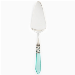 Vietri Aladdin Aqua Antique Pastry Server