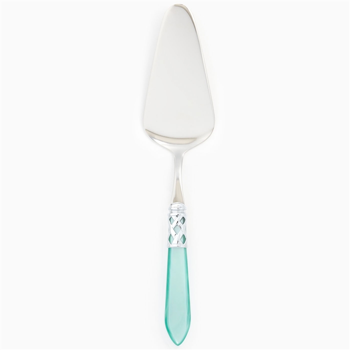 Vietri Aladdin Aqua Brilliant Pastry Server