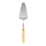 Vietri Aladdin Brilliant Gold Fleck Pastry Server