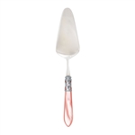 Vietri Aladdin Brilliant Light Pink Pastry Server