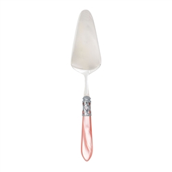 Vietri Aladdin Brilliant Light Pink Pastry Server