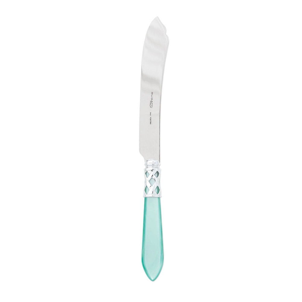 Aladdin Brilliant Aqua Cake Knife - ALD-9813A-B