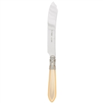 Vietri Alladin Ivory Stainless Cake Knife