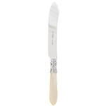 Vietri Aladdin Ivory Brilliant Cake Knife