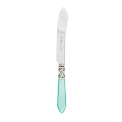 Vietri Aladdin Antique Light Blue Cake Knife - ALD-9813LB