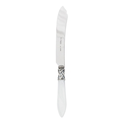 Vietri Aladdin Antique White Cake Knife - ALD-9813W