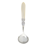 Vietri Aladdin Ivory Brilliant Sauce Ladle